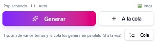 Botón generar y añadir a la cola en ViralPostMaker