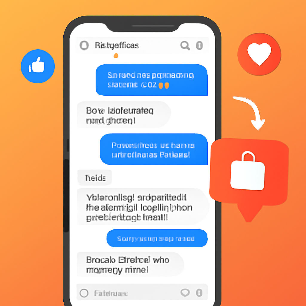Chat de mensajes directos en Instagram con tácticas para ventas